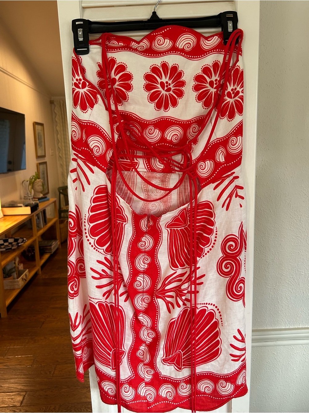 Farm Rio Ainika Shell Print Mini Dress - Picture 4 of 4